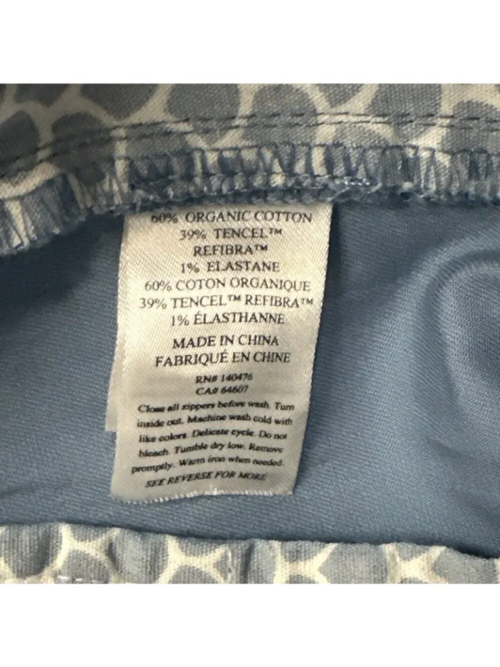 Faherty Island Life Shorts Organic Cotton Size Mens 40 Seaside Blue Chino Preppy